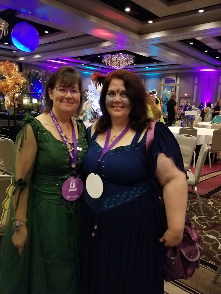 Jean Watkins and me at the Faery Ball BLC19