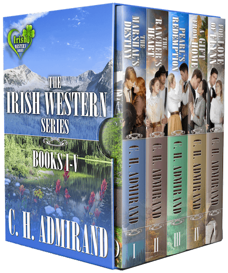 Book cover for The Irish Westerns Boxed Set by C.H. Admirand