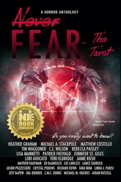 Book cover for Never Fear – The Tarot: Temperance Anthology featuring C.M.C. Dobbs